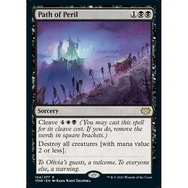 MtG Trading Card Game Innistrad: Crimson Vow Rare Path of Peril #124