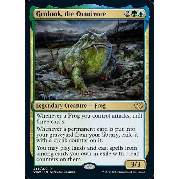 MtG Trading Card Game Innistrad: Crimson Vow Rare Grolnok, the Omnivore #238