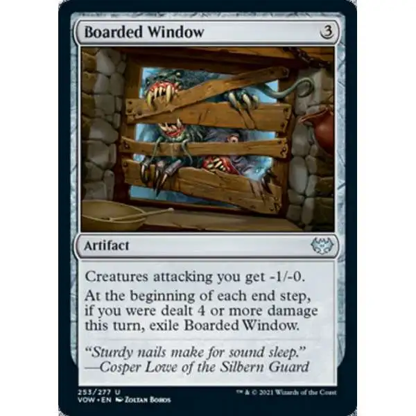 MtG Trading Card Game Innistrad: Crimson Vow Uncommon Boarded Window #253