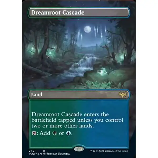 MtG Trading Card Game Innistrad: Crimson Vow Rare Dreamroot Cascade #282 [Alternate Art Borderless]