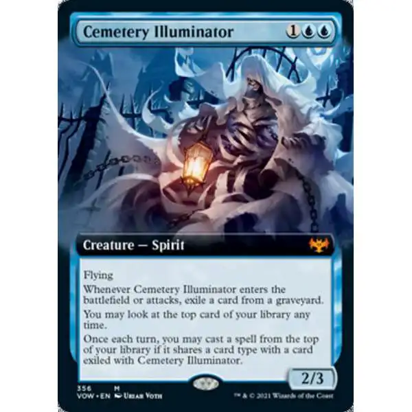 MtG Trading Card Game Innistrad: Crimson Vow Mythic Rare Cemetery Illuminator #356 [Extended Art]