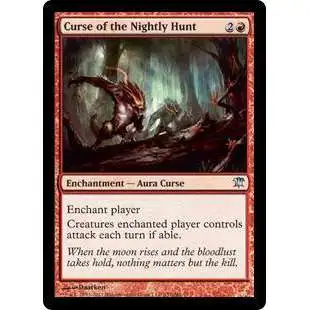 MtG Trading Card Game Innistrad Uncommon Foil Curse of the Nightly Hunt #137