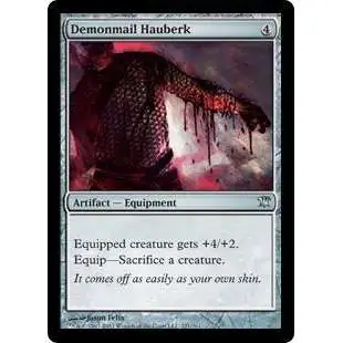 MtG Trading Card Game Innistrad Uncommon Demonmail Hauberk #221
