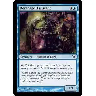 MtG Trading Card Game Innistrad Common Deranged Assistant #52