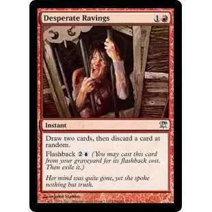 MtG Trading Card Game Innistrad Uncommon Desperate Ravings #139