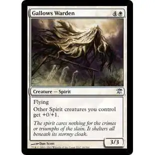 MtG Trading Card Game Innistrad Uncommon Gallows Warden #16