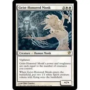 MtG Trading Card Game Innistrad Rare Geist-Honored Monk #17
