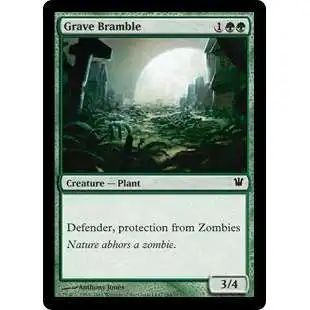 MtG Trading Card Game Innistrad Common Grave Bramble #184