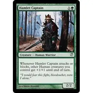 MtG Trading Card Game Innistrad Uncommon Foil Hamlet Captain #187