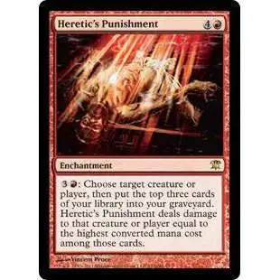 MtG Trading Card Game Innistrad Rare Heretic's Punishment #147