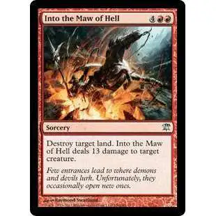 MtG Trading Card Game Innistrad Uncommon Into the Maw of Hell #150