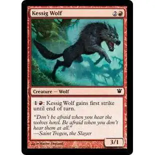 MtG Trading Card Game Innistrad Common Kessig Wolf #151