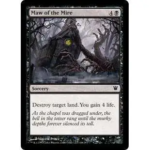 MtG Trading Card Game Innistrad Common Maw of the Mire #108