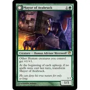 MtG Trading Card Game Innistrad Rare Foil Mayor of Avabruck / Howlpack Alpha #193