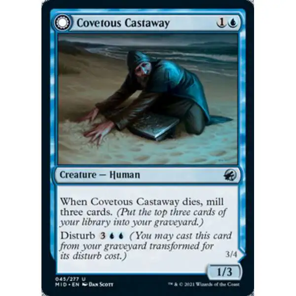 mtg disturb cards Phantom Carriage [Innistrad: Midnight Hunt] Enchant creature.At the beginning of your upkeep Magic The Gathering Trading Card