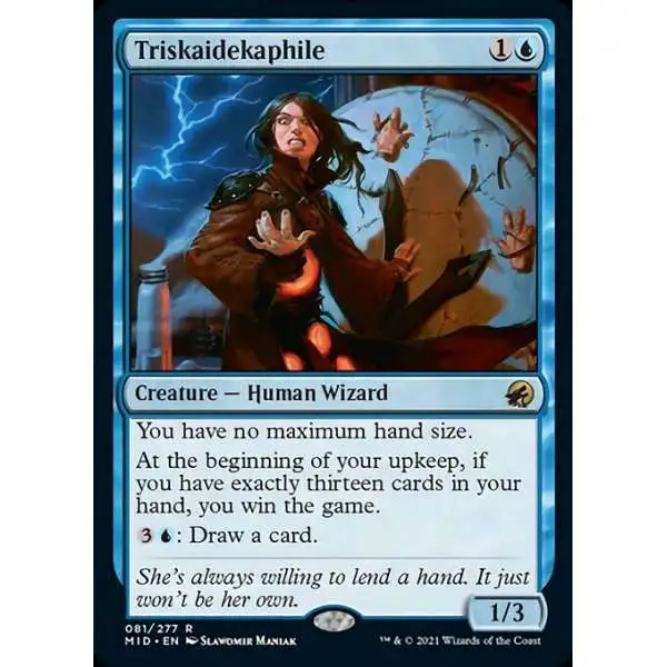 MtG Trading Card Game Innistrad: Midnight Hunt Rare Triskaidekaphile #81