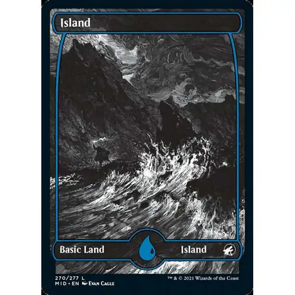 MtG Trading Card Game Innistrad: Midnight Hunt Common Island #270