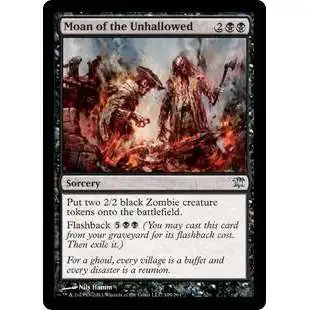 MtG Trading Card Game Innistrad Uncommon Moan of the Unhallowed #109