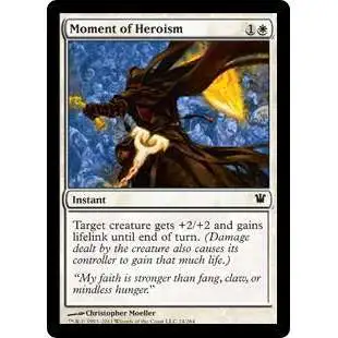 MtG Trading Card Game Innistrad Common Moment of Heroism #24