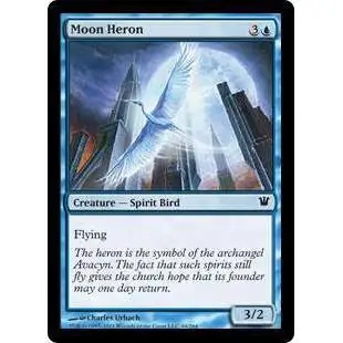 MtG Trading Card Game Innistrad Common Moon Heron #69