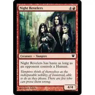 MtG Trading Card Game Innistrad Common Night Revelers #153