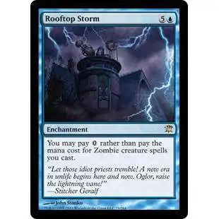 MtG Trading Card Game Innistrad Rare Rooftop Storm #71