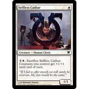 MtG Trading Card Game Innistrad Common Selfless Cathar #30