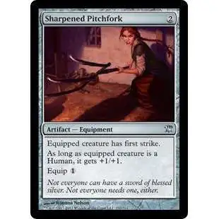 MtG Trading Card Game Innistrad Uncommon Sharpened Pitchfork #232