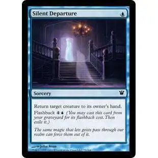 MtG Trading Card Game Innistrad Common Silent Departure #75