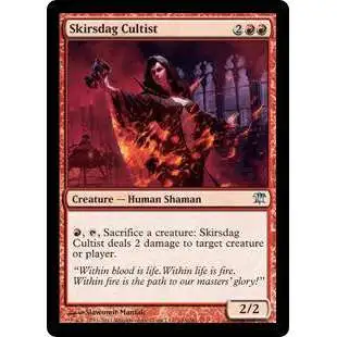 MtG Trading Card Game Innistrad Uncommon Skirsdag Cultist #163