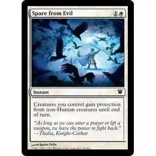 MtG Trading Card Game Innistrad Common Spare from Evil #34