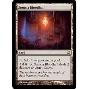 MtG Trading Card Game Innistrad Rare Foil Stensia Bloodhall #247