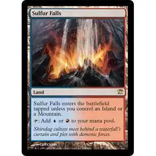 MtG Trading Card Game Innistrad Rare Foil Sulfur Falls #248