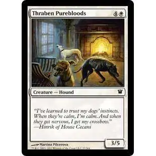 MtG Trading Card Game Innistrad Common Thraben Purebloods #37