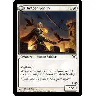MtG Trading Card Game Innistrad Common Thraben Sentry / Thraben Militia #38