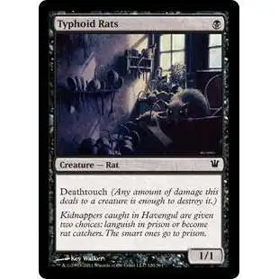 MtG Trading Card Game Innistrad Common Typhoid Rats #120