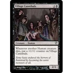 MtG Trading Card Game Innistrad Uncommon Village Cannibals #125