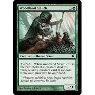 MtG Trading Card Game Innistrad Common Woodland Sleuth #210
