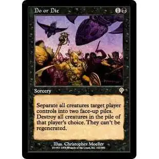 MtG Invasion Rare Do or Die #102 [Lightly Played FOIL] [Lightly Played]