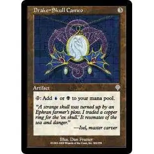 MtG Invasion Uncommon Drake-Skull Cameo #302