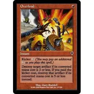 MtG Invasion Common Overload #157