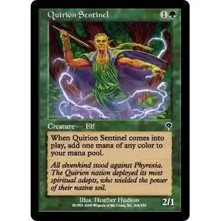 MtG Invasion Common Quirion Sentinel #204 [Lightly Played FOIL] [Lightly Played]