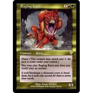 MtG Invasion Rare Raging Kavu #262