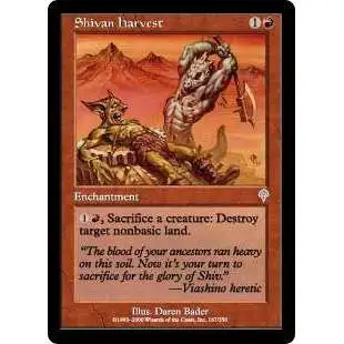 MtG Invasion Uncommon Shivan Harvest #167