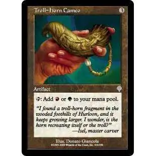 MtG Invasion Uncommon Troll-Horn Cameo #316