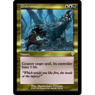 MtG Invasion Rare Undermine #282