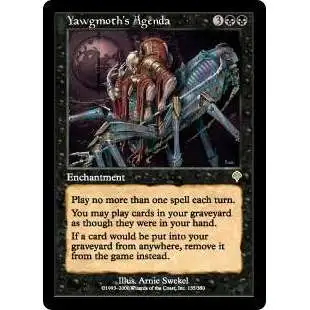 MtG Invasion Rare Yawgmoth's Agenda #135