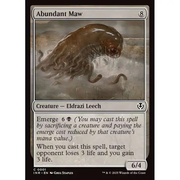 MtG Innistrad Remastered Common Abundant Maw #1