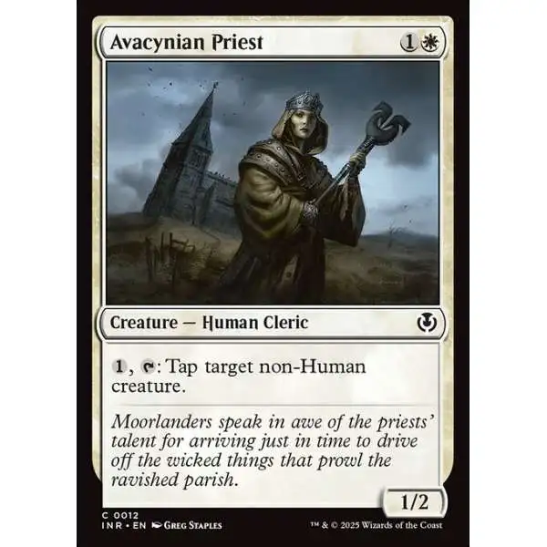 MtG Innistrad Remastered Common Avacynian Priest #12