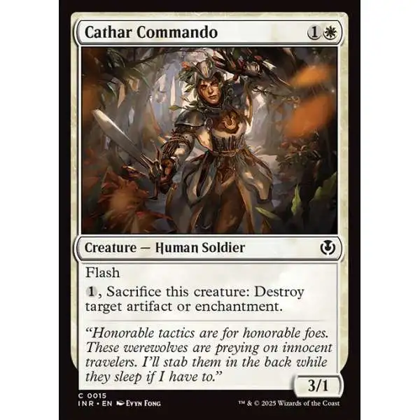 MtG Innistrad Remastered Common Foil Cathar Commando #15